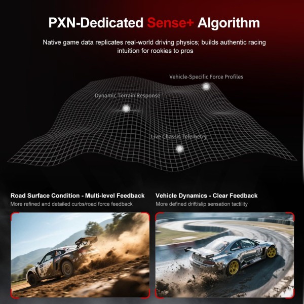 Фото - Кермо PXN і педалі VD6 Bundle for PC (PXN-VD6 Bundle EU)